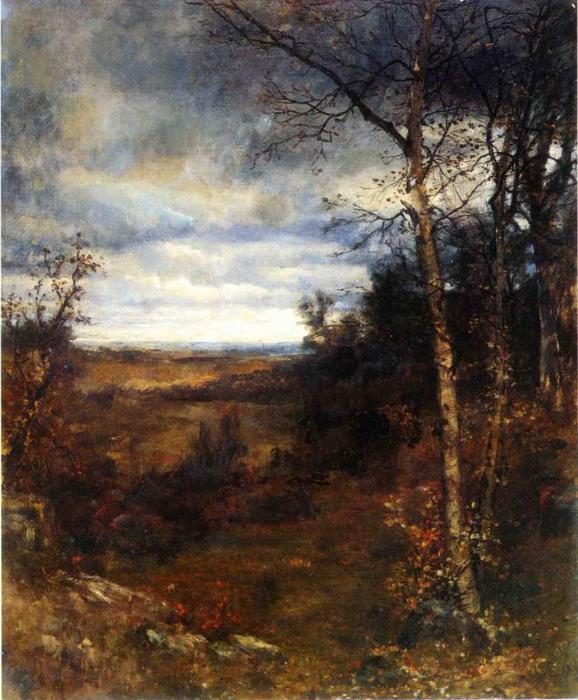 WikiOO.org - Enciclopedia of Fine Arts - Pictura, lucrări de artă Jervis Mcentee - Fall Landscape