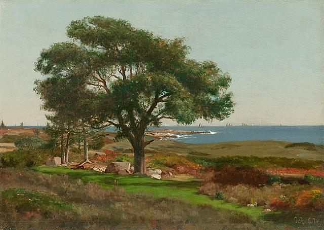 Wikioo.org - The Encyclopedia of Fine Arts - Painting, Artwork by Jervis Mcentee - Near Kennebunkport, Maine