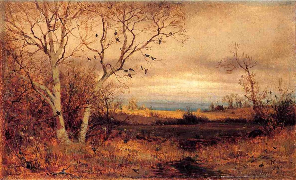 WikiOO.org - Encyclopedia of Fine Arts - Målning, konstverk Jervis Mcentee - The Lake