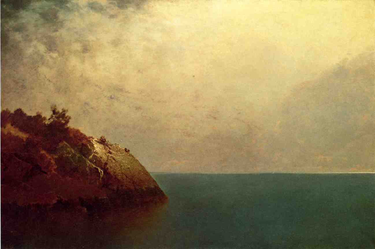 Wikioo.org - The Encyclopedia of Fine Arts - Painting, Artwork by John Frederick Kensett - A Foggy Sky