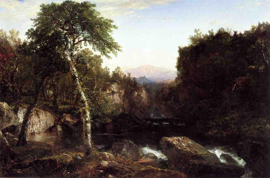 Wikioo.org - The Encyclopedia of Fine Arts - Painting, Artwork by John Frederick Kensett - Adirondack Scenery