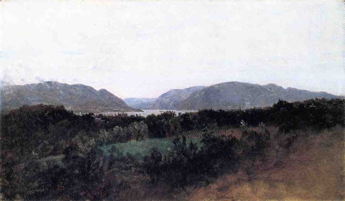 Wikioo.org - The Encyclopedia of Fine Arts - Painting, Artwork by John Frederick Kensett - Hudson River