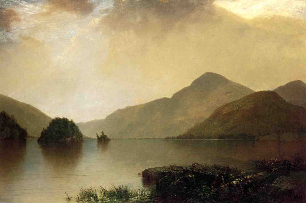WikiOO.org - Enciclopedia of Fine Arts - Pictura, lucrări de artă John Frederick Kensett - Lake George 1