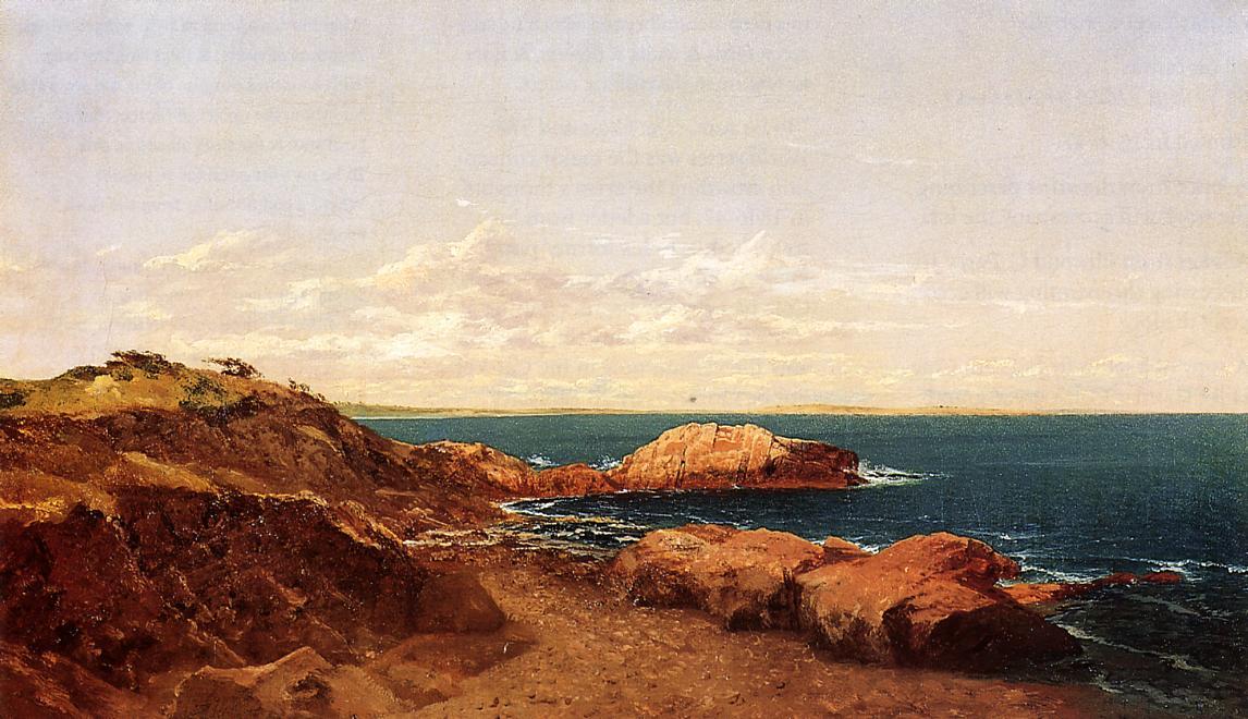 Wikioo.org - The Encyclopedia of Fine Arts - Painting, Artwork by John Frederick Kensett - Narragansett Coast