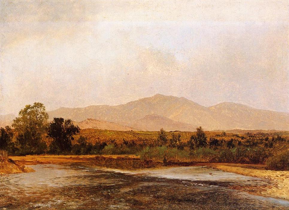 WikiOO.org - Encyclopedia of Fine Arts - Lukisan, Artwork John Frederick Kensett - On the St. Vrain, Colorado Territory