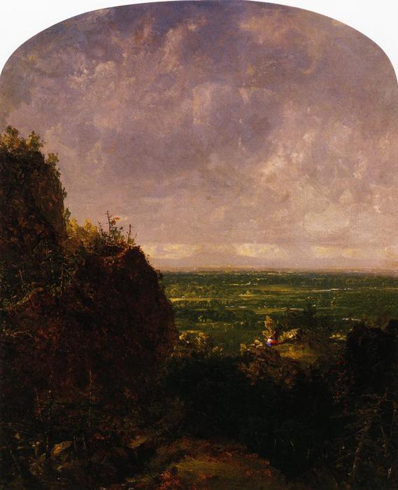 Wikioo.org - The Encyclopedia of Fine Arts - Painting, Artwork by John Frederick Kensett - Reminiscences of the Catskill Mountains