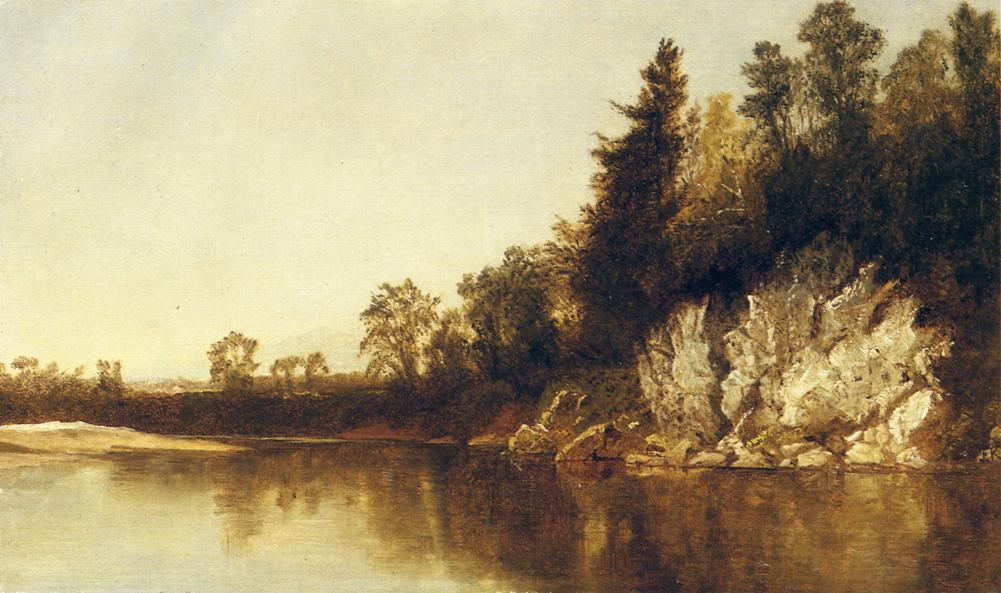 Wikioo.org - The Encyclopedia of Fine Arts - Painting, Artwork by John Frederick Kensett - The Still Pool