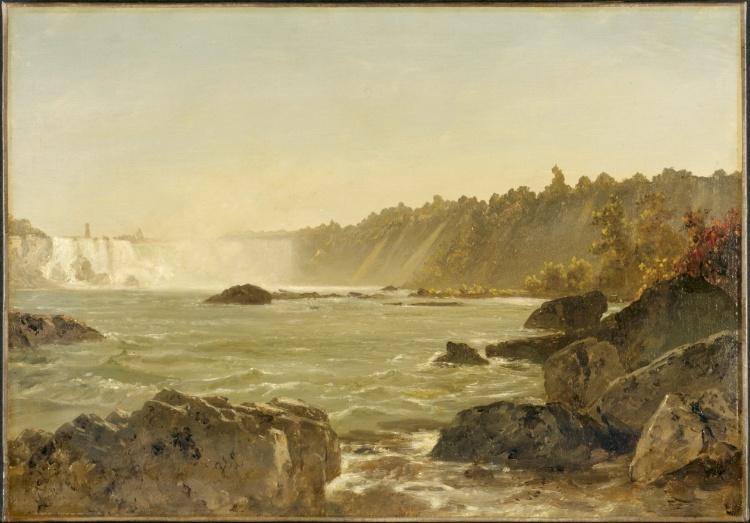 Wikioo.org - The Encyclopedia of Fine Arts - Painting, Artwork by John Frederick Kensett - View of Niagara Falls