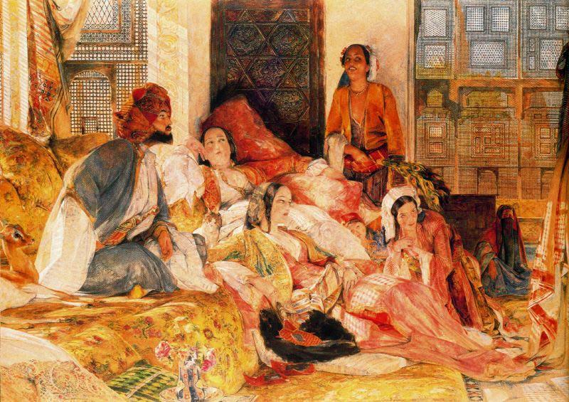 Wikioo.org - The Encyclopedia of Fine Arts - Painting, Artwork by John Frederick Lewis - The hareem
