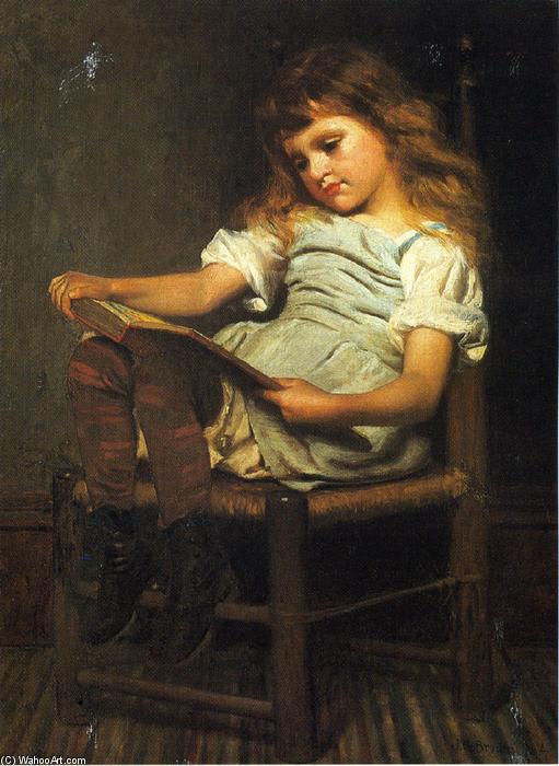 Wikioo.org - The Encyclopedia of Fine Arts - Painting, Artwork by John George Brown - First Reader