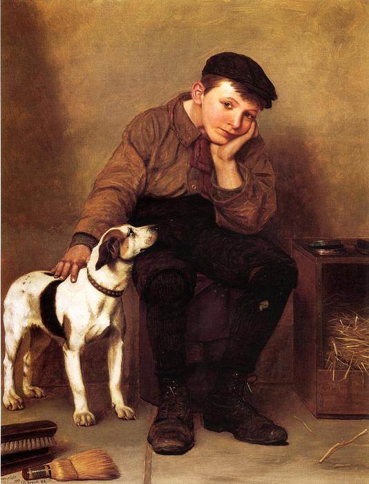Wikioo.org - The Encyclopedia of Fine Arts - Painting, Artwork by John George Brown - Sympathy