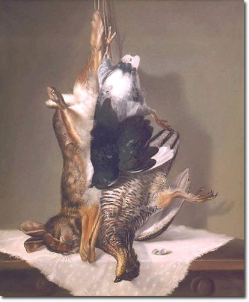 Wikioo.org – La Enciclopedia de las Bellas Artes - Pintura, Obras de arte de John Joseph Enneking - Trofeos de animales