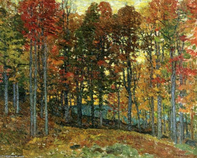 Wikioo.org - The Encyclopedia of Fine Arts - Painting, Artwork by John Joseph Enneking - Autumn Jewels