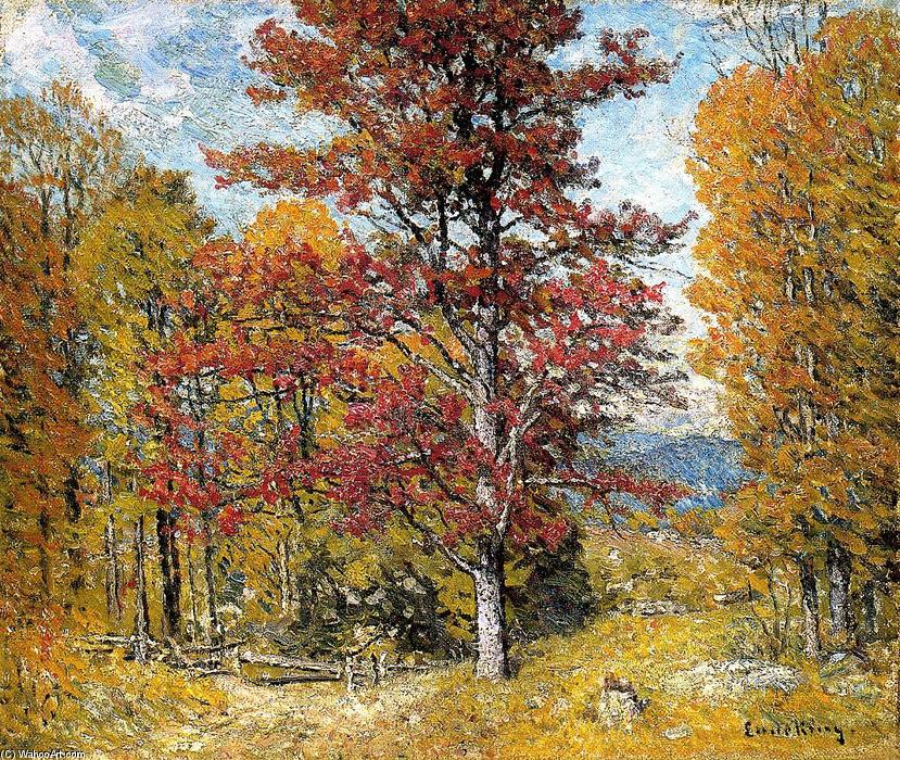 WikiOO.org - Encyclopedia of Fine Arts - Maleri, Artwork John Joseph Enneking - Early Autumn