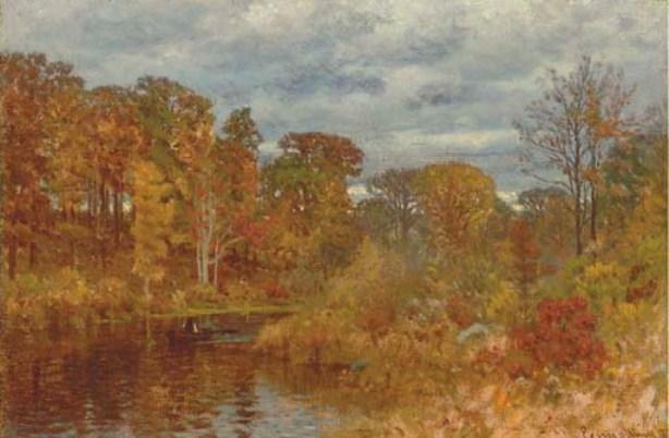 WikiOO.org - Енциклопедия за изящни изкуства - Живопис, Произведения на изкуството John Joseph Enneking - On The Neponset River