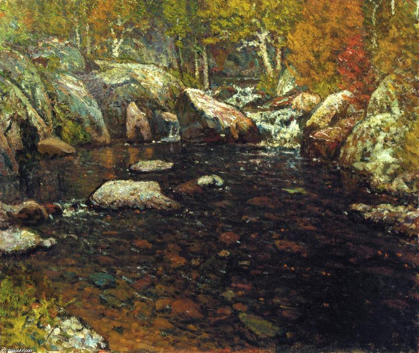 Wikioo.org - The Encyclopedia of Fine Arts - Painting, Artwork by John Joseph Enneking - Woodland Pool