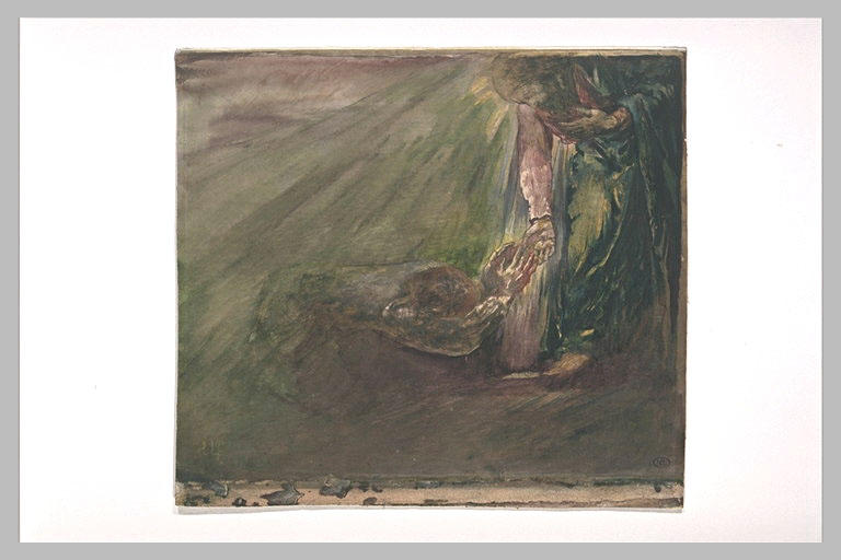 Wikioo.org - The Encyclopedia of Fine Arts - Painting, Artwork by John La Farge - La Prière d'Enoch