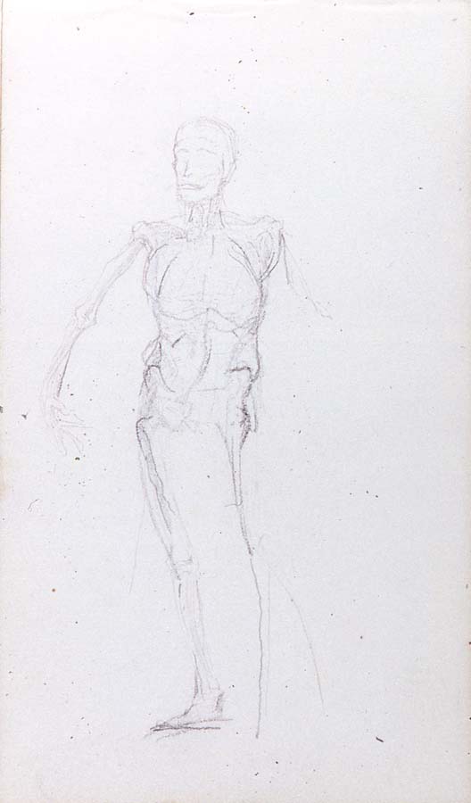 WikiOO.org - Encyclopedia of Fine Arts - Maalaus, taideteos John La Farge - Skeleton
