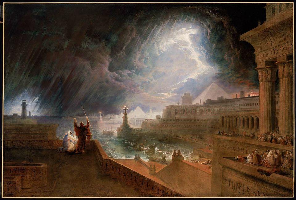 Wikioo.org - The Encyclopedia of Fine Arts - Painting, Artwork by John Martin - Seventh Plague of Egypt