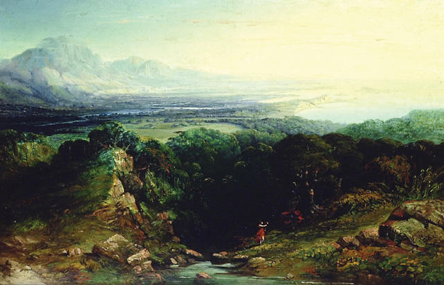Wikioo.org - สารานุกรมวิจิตรศิลป์ - จิตรกรรม John Martin - The Isle of Man