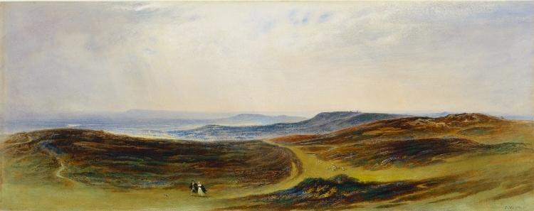 Wikioo.org - Die Enzyklopädie bildender Kunst - Malerei, Kunstwerk von John Martin - Das Tal der Tyne, meine Heimat, in der Nähe von Henshaw