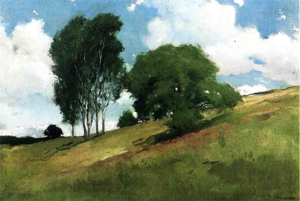 WikiOO.org - Encyclopedia of Fine Arts - Malba, Artwork John White Alexander - Landscape Painted at Cornish, New Hampshire