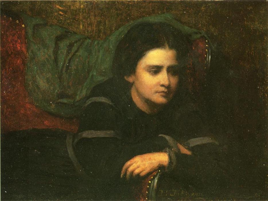 Wikioo.org - The Encyclopedia of Fine Arts - Painting, Artwork by Jonathan Eastman Johnson - Cachette