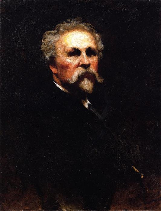 Wikioo.org - The Encyclopedia of Fine Arts - Painting, Artwork by Jonathan Eastman Johnson - Self Portrait 2