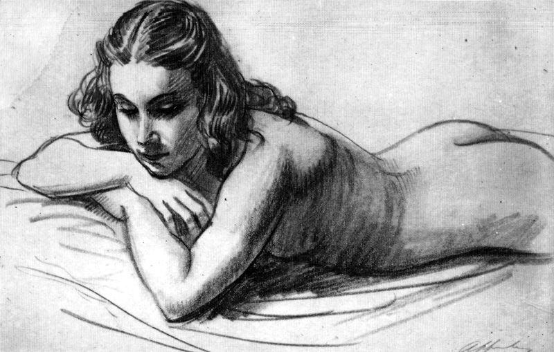 WikiOO.org - Enciclopedia of Fine Arts - Pictura, lucrări de artă Jorge Apperley (George Owen Wynne Apperley) - Nude 4