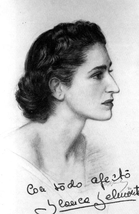 WikiOO.org - Encyclopedia of Fine Arts - Maleri, Artwork Jorge Apperley (George Owen Wynne Apperley) - Portrait of Blanca Belmonte