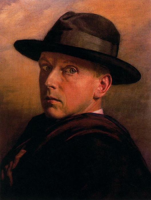 WikiOO.org - Güzel Sanatlar Ansiklopedisi - Resim, Resimler Jorge Apperley (George Owen Wynne Apperley) - Self-portrait 1