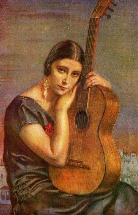 Wikioo.org – La Enciclopedia de las Bellas Artes - Pintura, Obras de arte de Jorge Apperley (George Owen Wynne Apperley) - el alma de guitarra