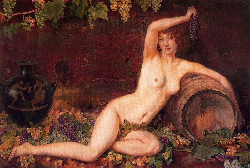 Wikioo.org – La Enciclopedia de las Bellas Artes - Pintura, Obras de arte de Jorge Apperley (George Owen Wynne Apperley) - el espíritu de el `vineyard`