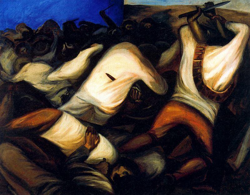 Wikioo.org - The Encyclopedia of Fine Arts - Painting, Artwork by Jose Clemente Orozco - Combat