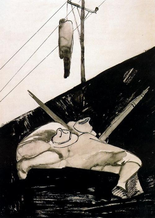 Wikioo.org - The Encyclopedia of Fine Arts - Painting, Artwork by Jose Clemente Orozco - Hangman