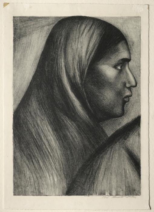 WikiOO.org - دایره المعارف هنرهای زیبا - نقاشی، آثار هنری Jose Clemente Orozco - Mexican Woman