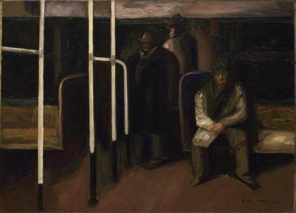 Wikioo.org - The Encyclopedia of Fine Arts - Painting, Artwork by Jose Clemente Orozco - The Subway