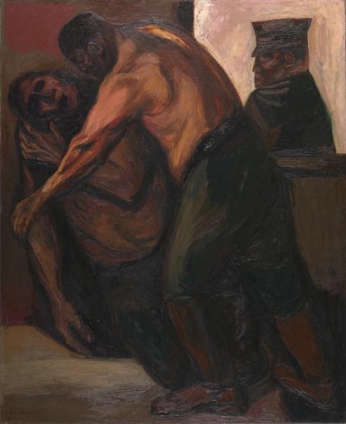 Wikioo.org - The Encyclopedia of Fine Arts - Painting, Artwork by Jose Clemente Orozco - Wounded Soldier