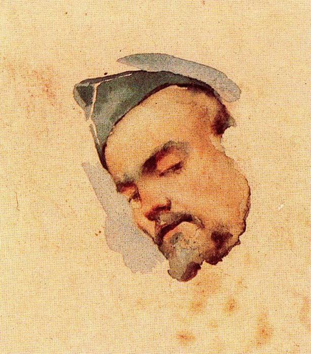 WikiOO.org - Енциклопедія образотворчого мистецтва - Живопис, Картини
 Josep Cusachs I - Bearded Soldier