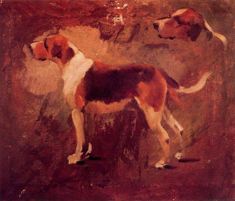 WikiOO.org - Encyclopedia of Fine Arts - Schilderen, Artwork Josep Cusachs I - Studies Of Dogs
