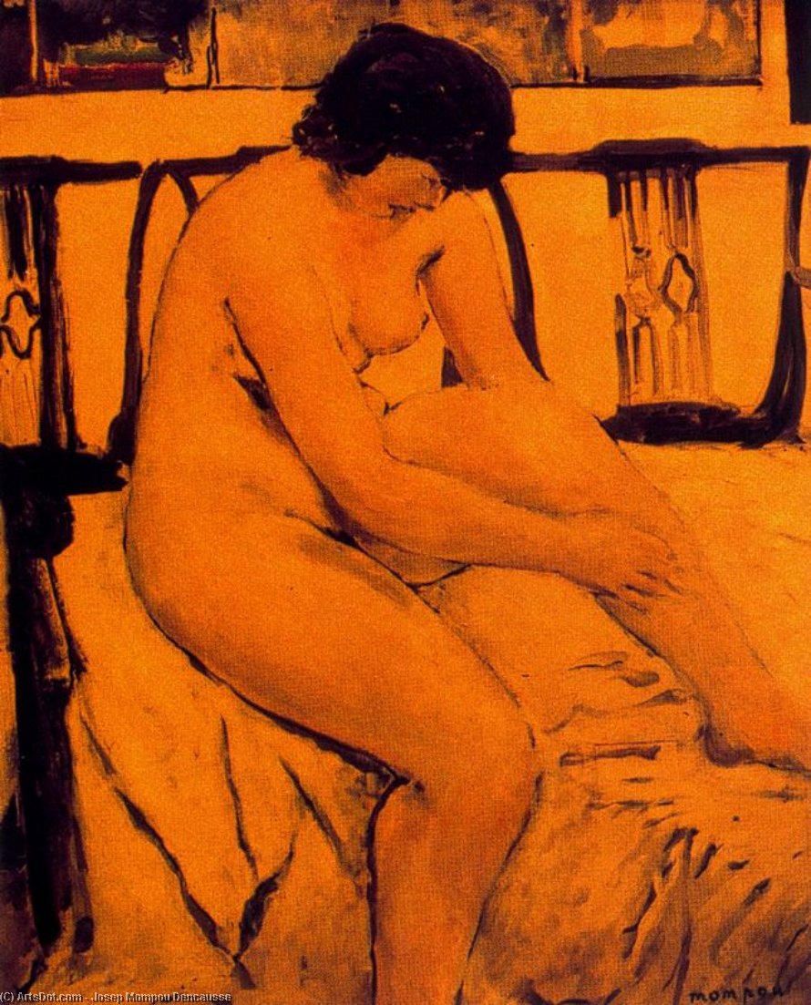 WikiOO.org - Encyclopedia of Fine Arts - Maleri, Artwork Josep Mompou Dencausse - Bathers