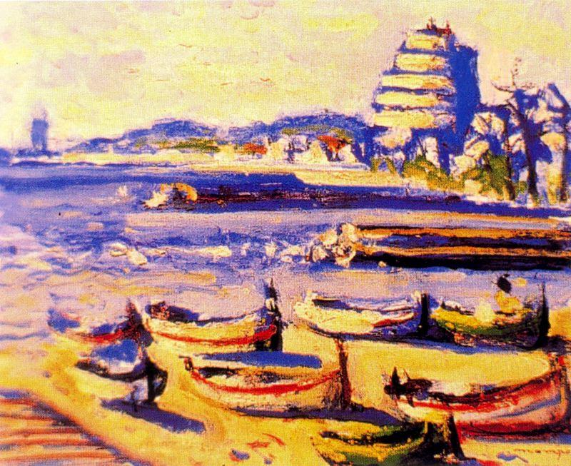 Wikioo.org - The Encyclopedia of Fine Arts - Painting, Artwork by Josep Mompou Dencausse - Sitges 1