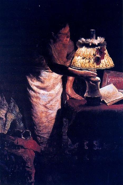 WikiOO.org - Enciklopedija likovnih umjetnosti - Slikarstvo, umjetnička djela José Jiménez Aranda - Good night