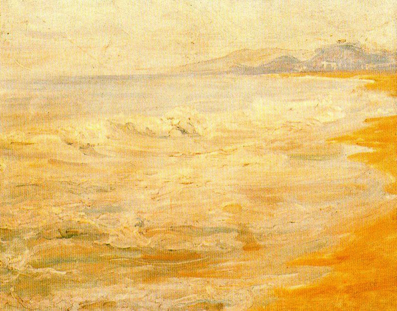 Wikioo.org - The Encyclopedia of Fine Arts - Painting, Artwork by José Mongrell Torrent - Beach