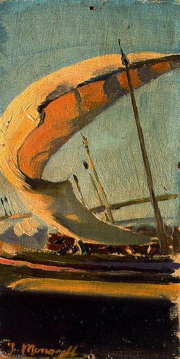 WikiOO.org - Güzel Sanatlar Ansiklopedisi - Resim, Resimler José Mongrell Torrent - Boat