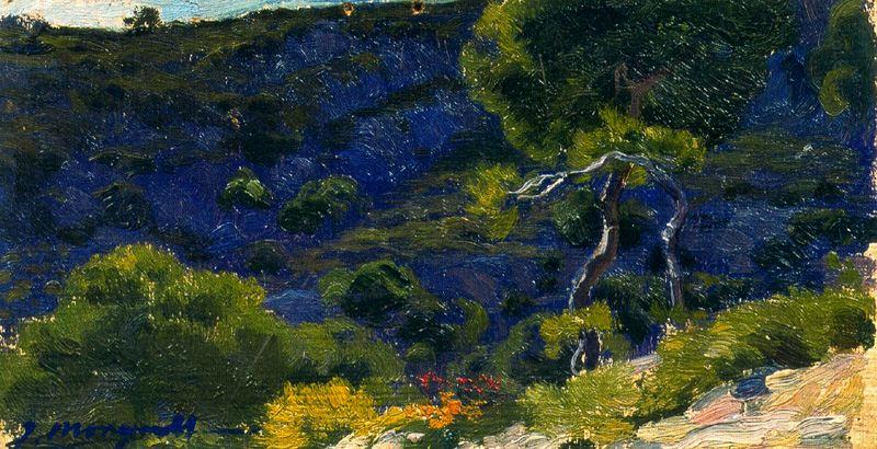 WikiOO.org - Енциклопедия за изящни изкуства - Живопис, Произведения на изкуството José Mongrell Torrent - Landscape 5