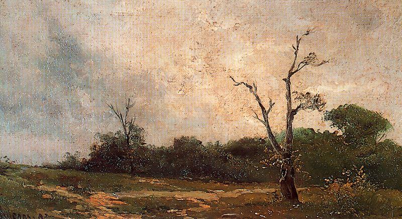 Wikioo.org - The Encyclopedia of Fine Arts - Painting, Artwork by José Villegas Cordero - Cloudy Landscape