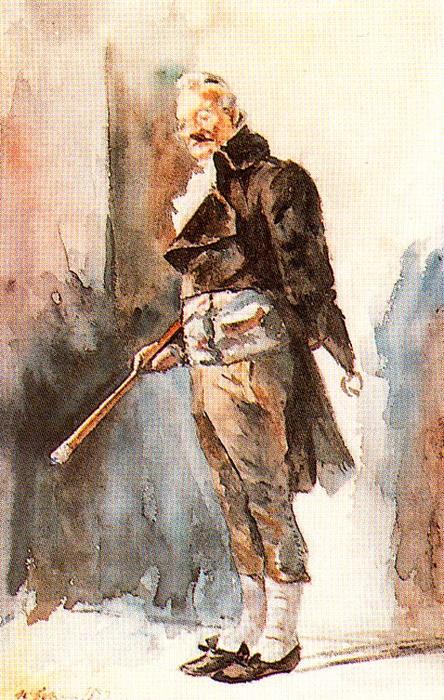 WikiOO.org - 백과 사전 - 회화, 삽화 José Villegas Cordero - Eighteenth-Century Male Figure