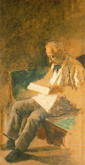 WikiOO.org - Enciclopédia das Belas Artes - Pintura, Arte por José Villegas Cordero - Portrait Of His Father 1