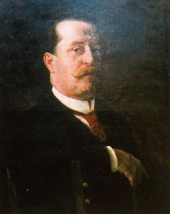 WikiOO.org - Encyclopedia of Fine Arts - Lukisan, Artwork José Villegas Cordero - Portrait Of Joaquín G. Espinosa